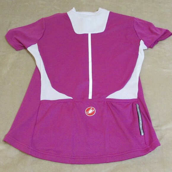 Castelli Women's Half Zip Short Sleeve Cycling Jersey Size XL - Picture 2 of 5